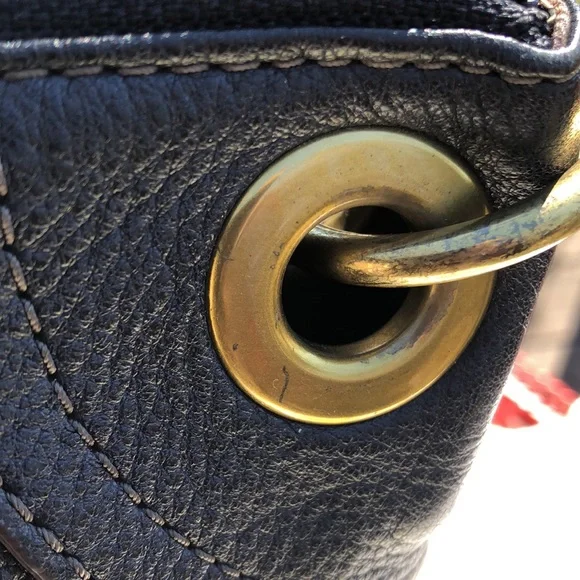 🚨B2G1 FOSSIL Black Leather Hobo Bag Purse - Picture 14 of 14